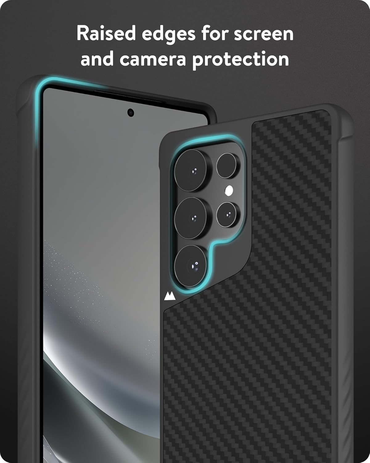 Thumbnail 3 de Mous Limitless 6.0 Carbon Fibre Case for Samsung Galaxy S25 Ultra (MagSafe compatible)