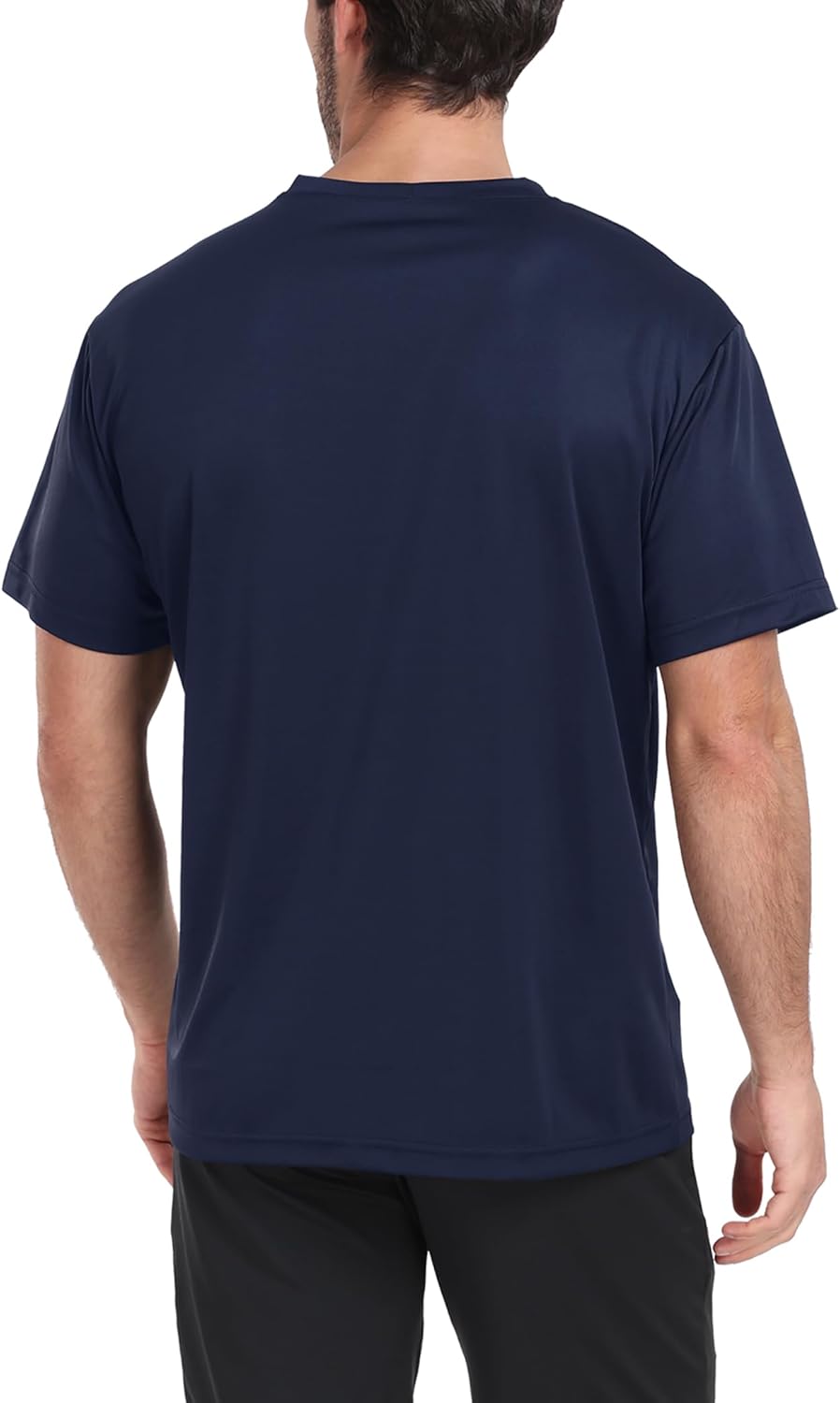 Detalle de HovSiyla 1/5 Pack Men’s Quick-Dry Workout Shirts (Athletic Running Gym Performance Tees)
