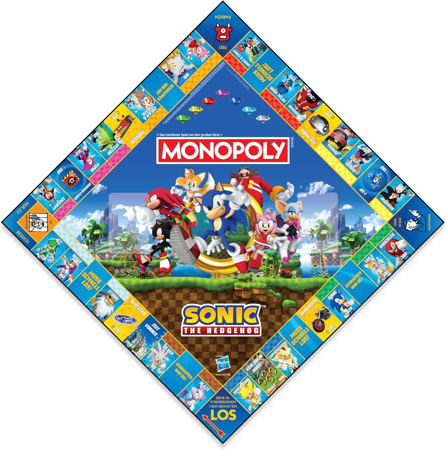 Detalle 1 de Winning Moves Monopoly Sonic Edition