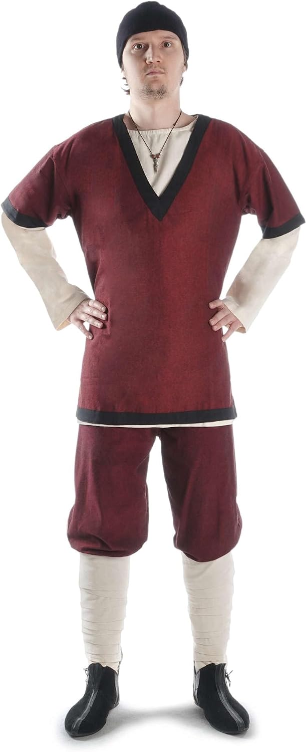 Detalle de HEMAD Medieval Viking Cap, wool-felt blend, sizes M–XL