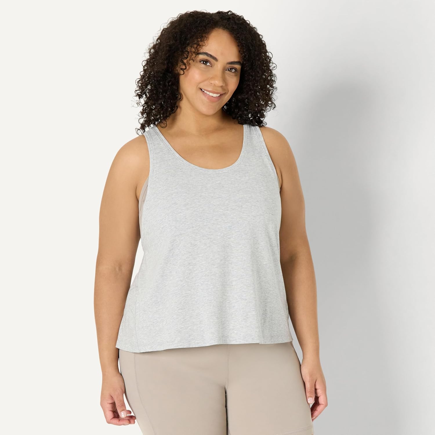 Thumbnail 5 de Leichtes Damen Yoga-Workout-Tanktop mit Relaxed Fit aus Baumwoll-Modal-Mischung