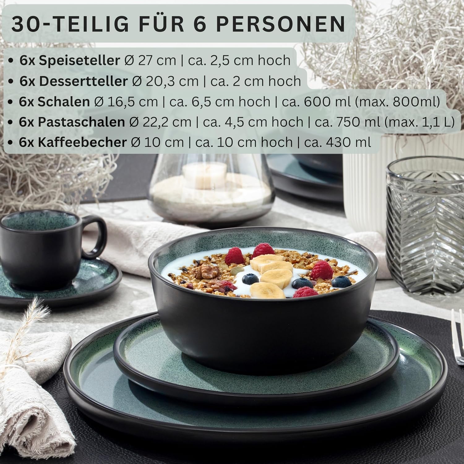 Detalle 2 de Sänger Malmö Kombiservice für 6 Personen