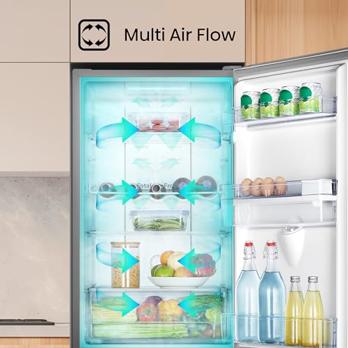 Detalle de Hisense RB327N4WCE 55cm Freestanding Fridge Freezer (256L) with Total No Frost
