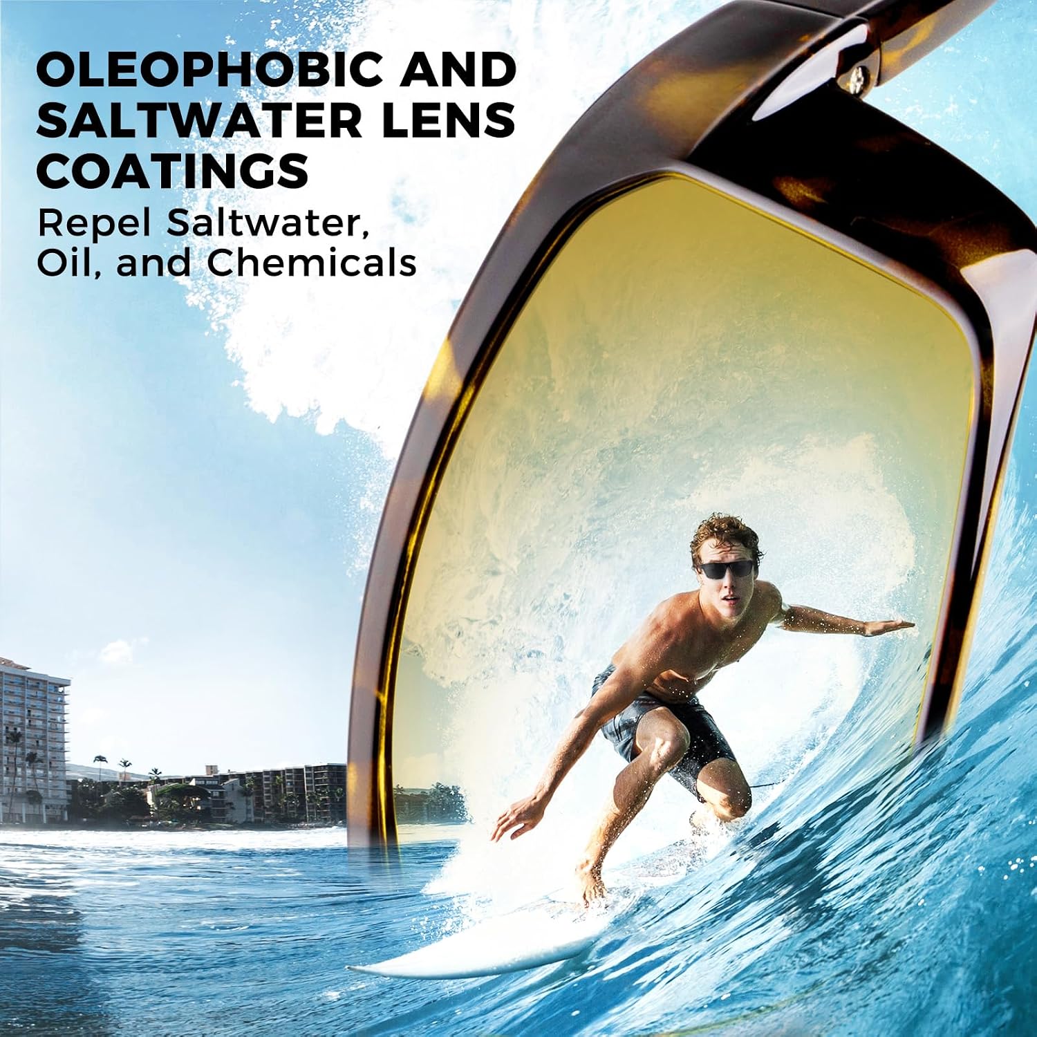 Detalle 2 de KastKing Huzzah Polarized Sport Sunglasses – Unisex, Ideal for Driving, Fishing, Cycling & Running
