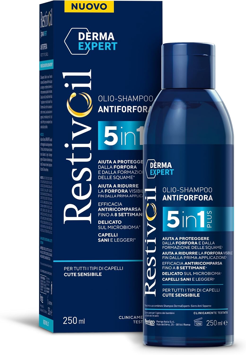 Detalle 2 de RestivOil Derma Expert Siero Antisquame, trattamento intensivo per cute secca 150 ml