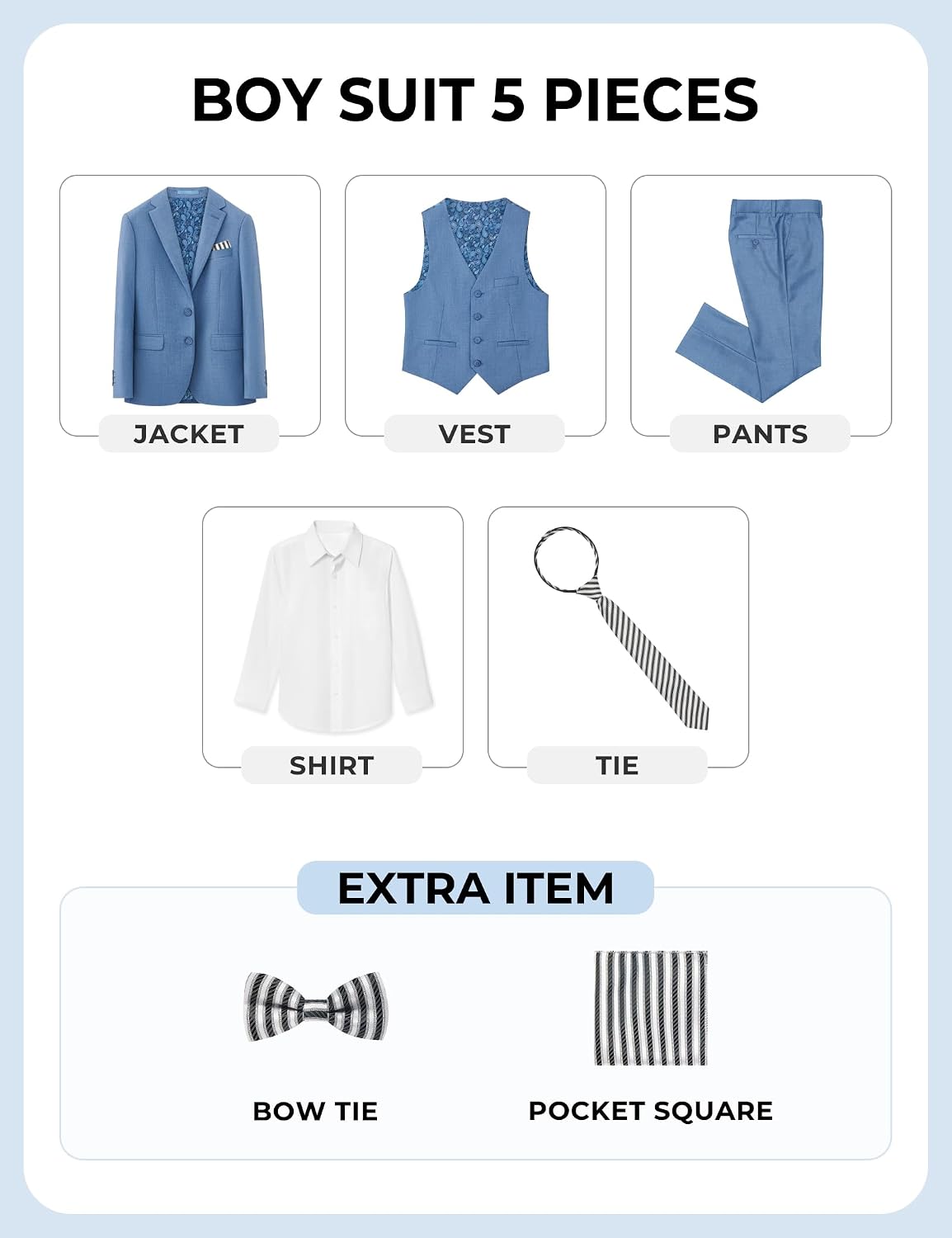 Thumbnail 1 de Marvelous World Boys' Slim Fit Suit Set