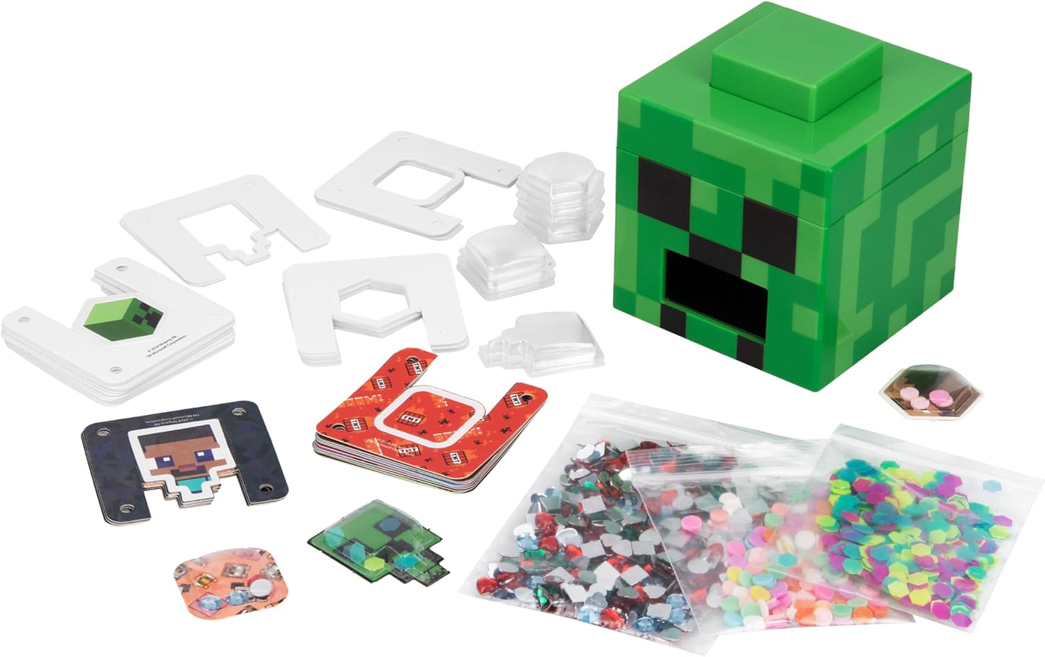 Thumbnail 1 de Paladone WeCool Minecraft Creeper DIY 3D Sticker Maker – Officially Licensed Craft Kit