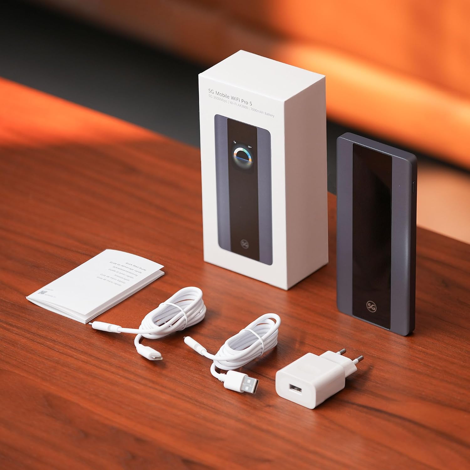 Thumbnail 5 de 5G Mobile WiFi Pro 5 (E6888): router portatile con SIM e batteria 7000 mAh