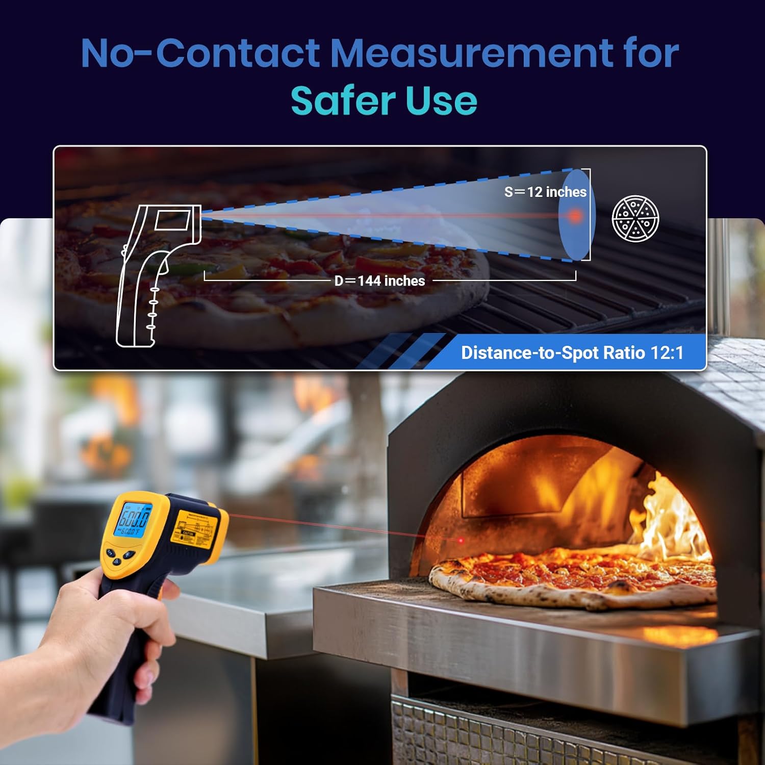 Thumbnail 5 de Etekcity 1080 Infrared Thermometer 1130°F