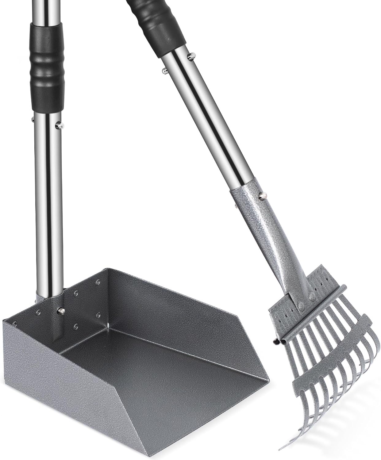 Detalle de Heeyoo Dog Pooper Scooper Set with Stainless Handles