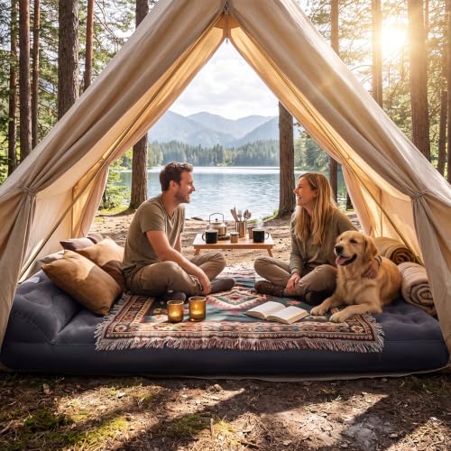 Thumbnail 7 de Ytaoeo Auto Luftmatratze 188x132x15 cm – Aufblasbar fürs Camping & Reisen