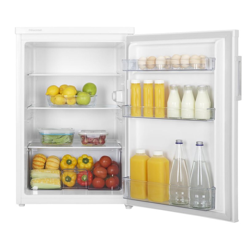 Thumbnail 1 de Frigorífico One Puerta Hisense RL170D4BWE 85 cm – 132 L, Blanco, Puerta reversible