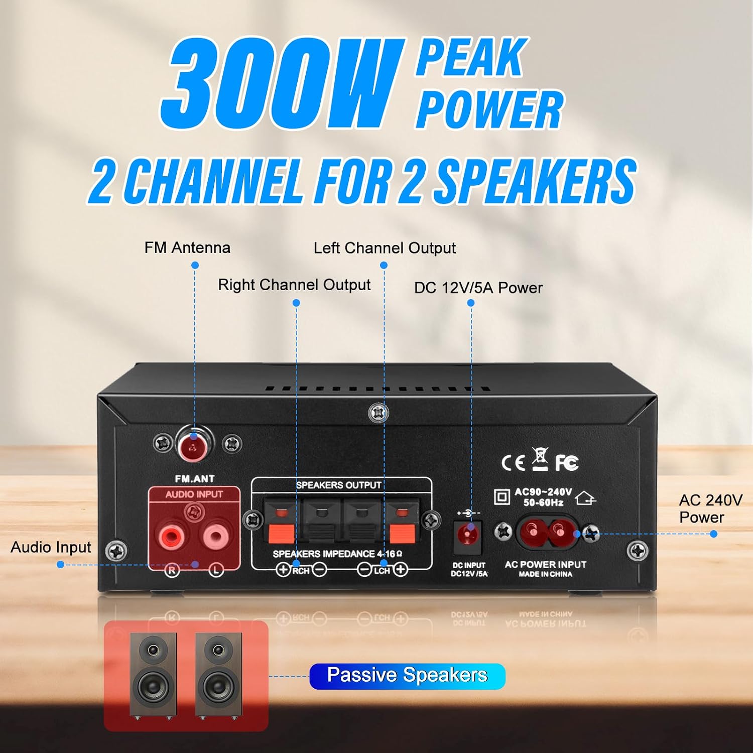 Thumbnail 2 de Daakro Stereo Audio Amplifier AK45
