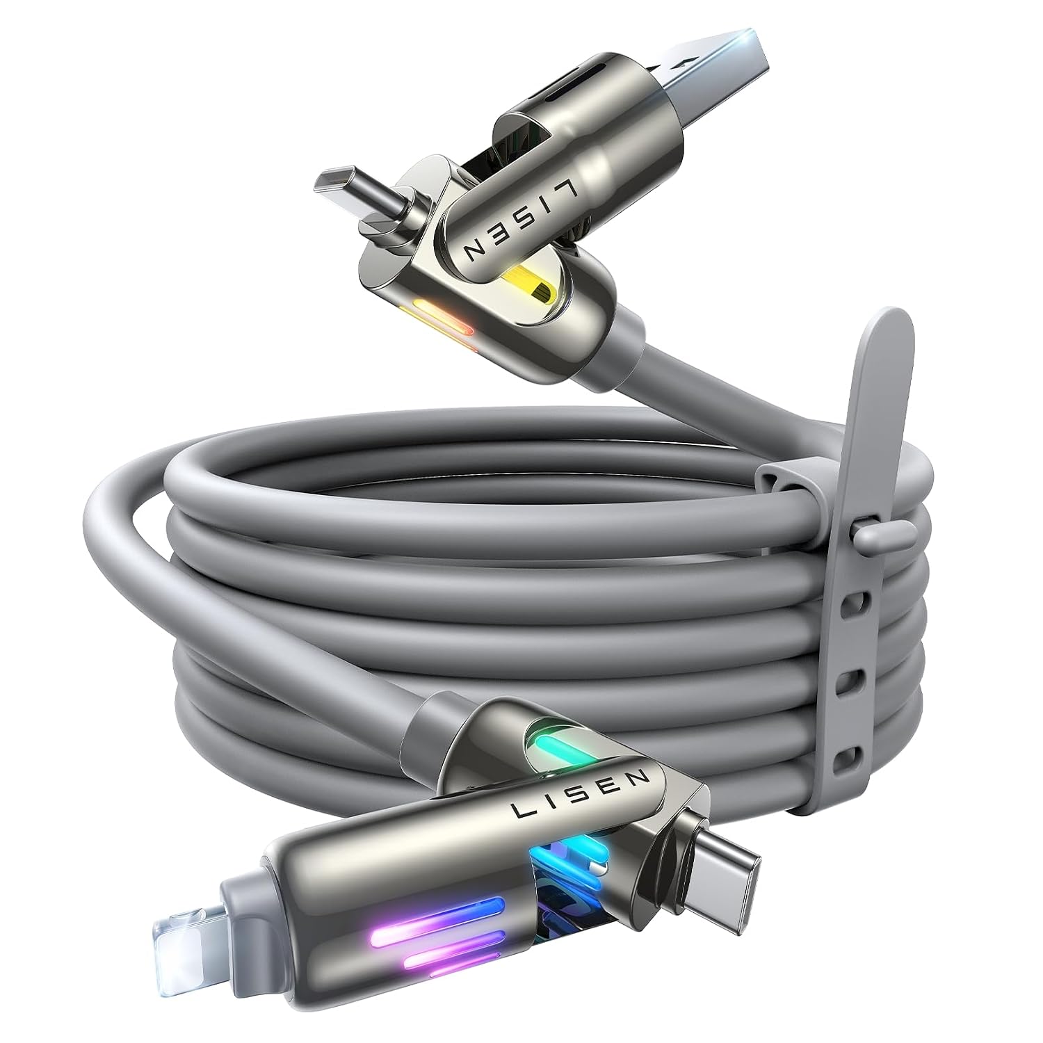 Detalle de LISEN 4 in 1 Multi Ladekabel 240W