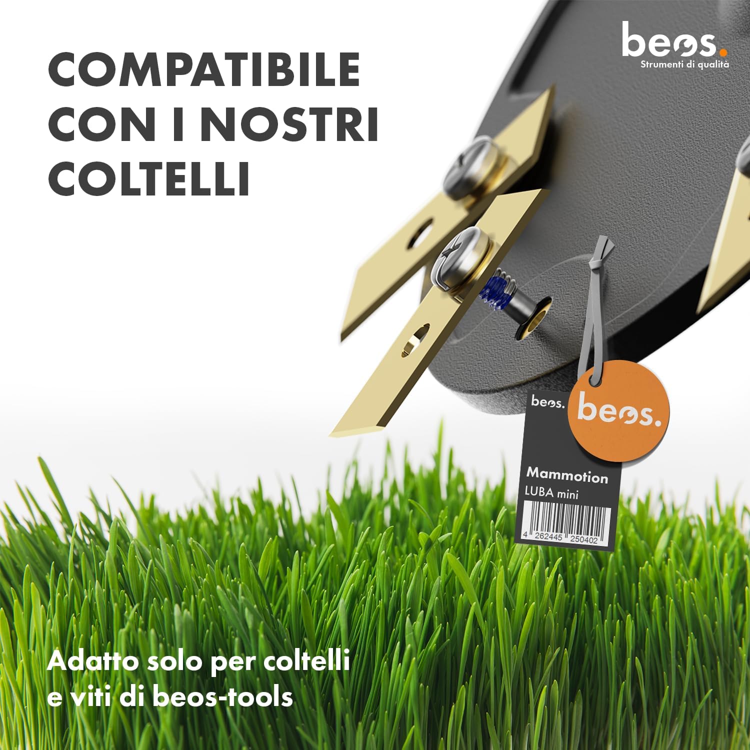 Thumbnail 5 de BEOS Dischi di taglio premium per robot tosaerba (compatibili Mammotion LUBA Mini) con vassoio per 8 lame, Ø 172 mm