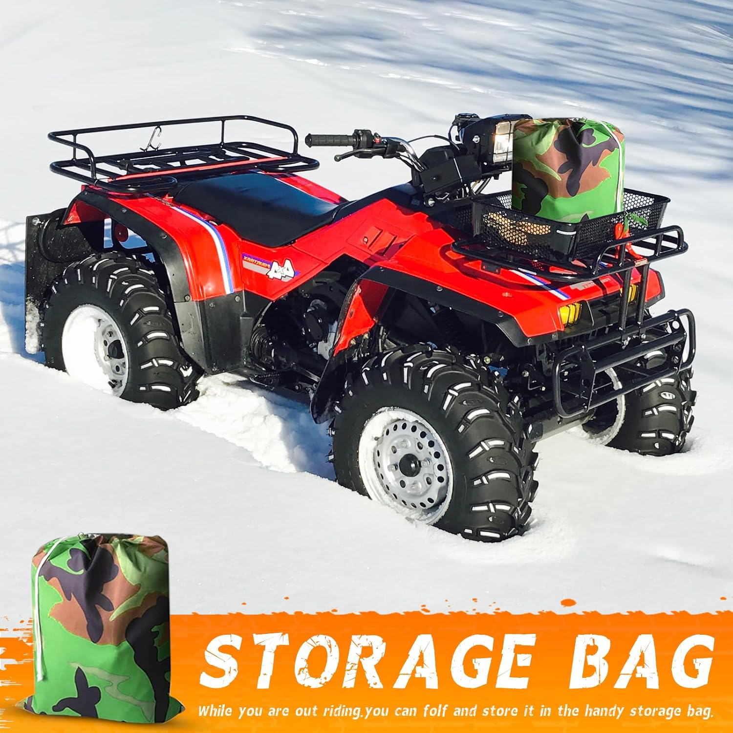 Thumbnail 4 de Tokept ATV Cover Waterproof Heavy Duty 4-Wheeler Quad Cover (Camouflage, XXXLarge)
