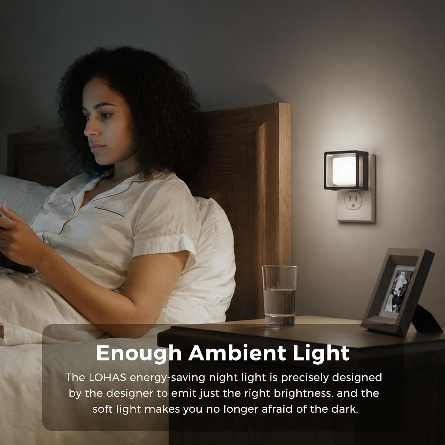 Thumbnail 6 de L LOHAS LED GD033 Plug-In Night Lights, 2-Pack, Dimmable 5000K