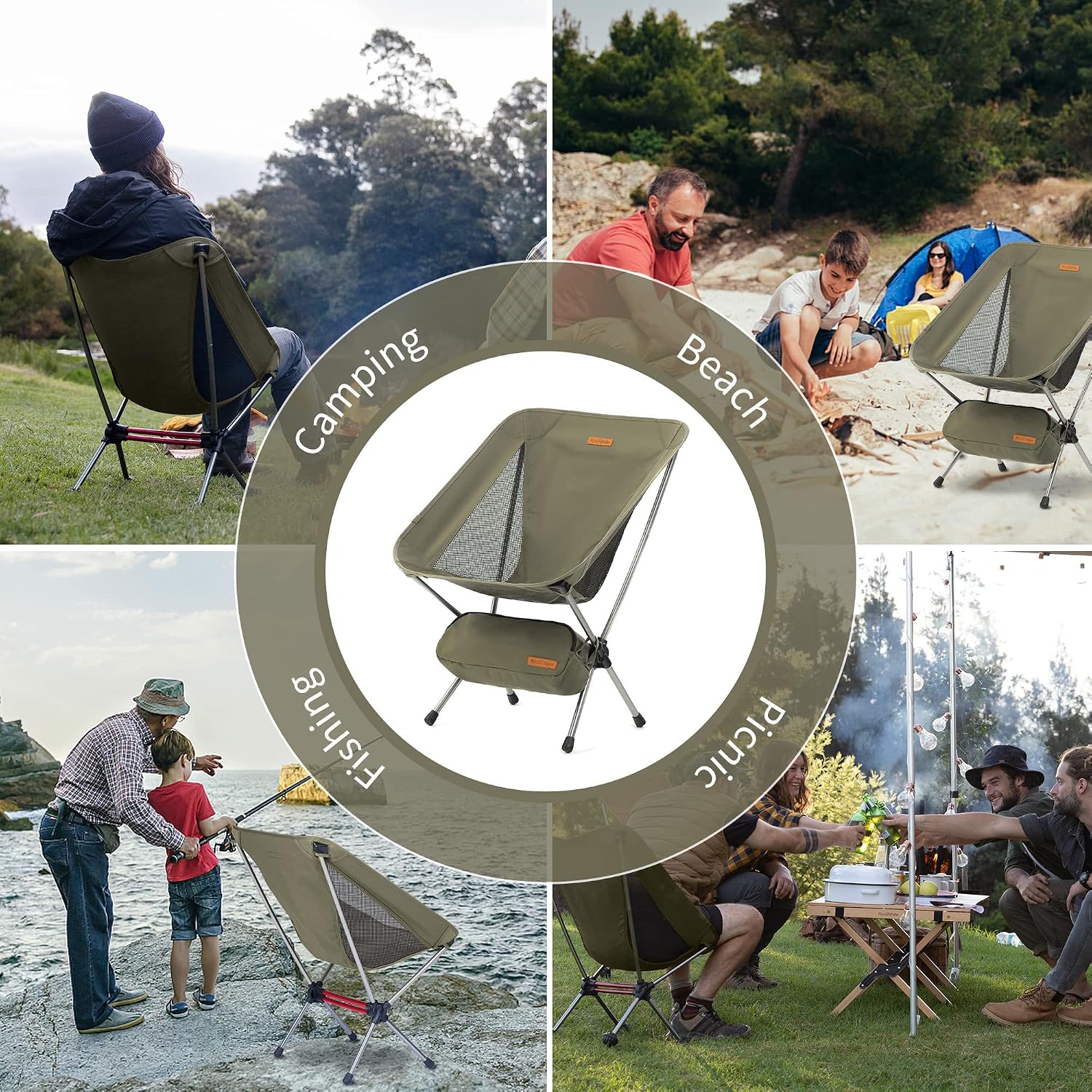 Thumbnail 5 de Naturehike Campingstuhl Faltbar Ultraleicht 878 g