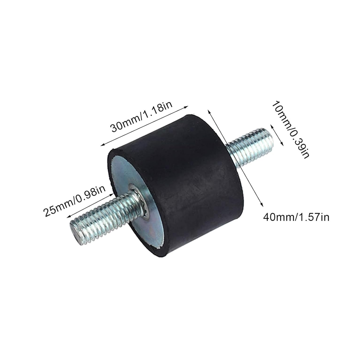 Thumbnail 2 de Fairedear 4 Amortisseurs en Caoutchouc M10x27 – Isolation anti-vibration pour véhicules et machines
