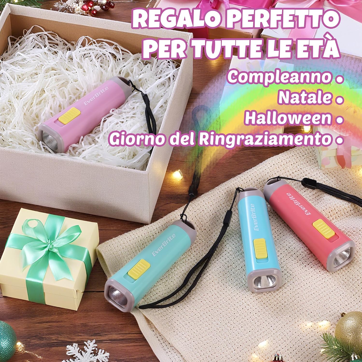 Thumbnail 6 de EverBrite Mini Torcia LED Rosa – Compatta, Leggera e Versatile