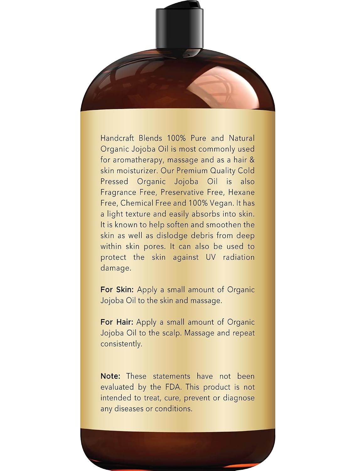Detalle 2 de Handcraft Blends Jojoba Oil 28 Fl Oz
