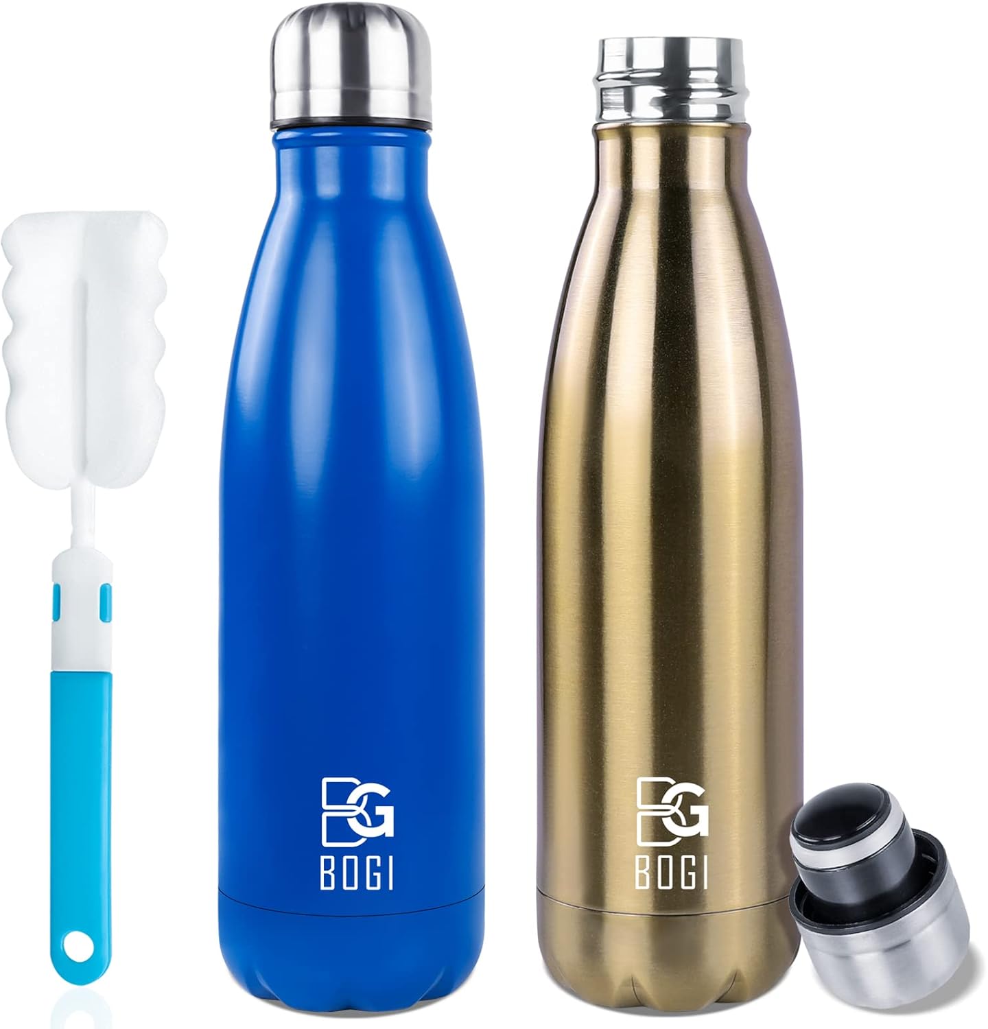 Detalle de BOGI 2 Pack insulated water bottle 750ml