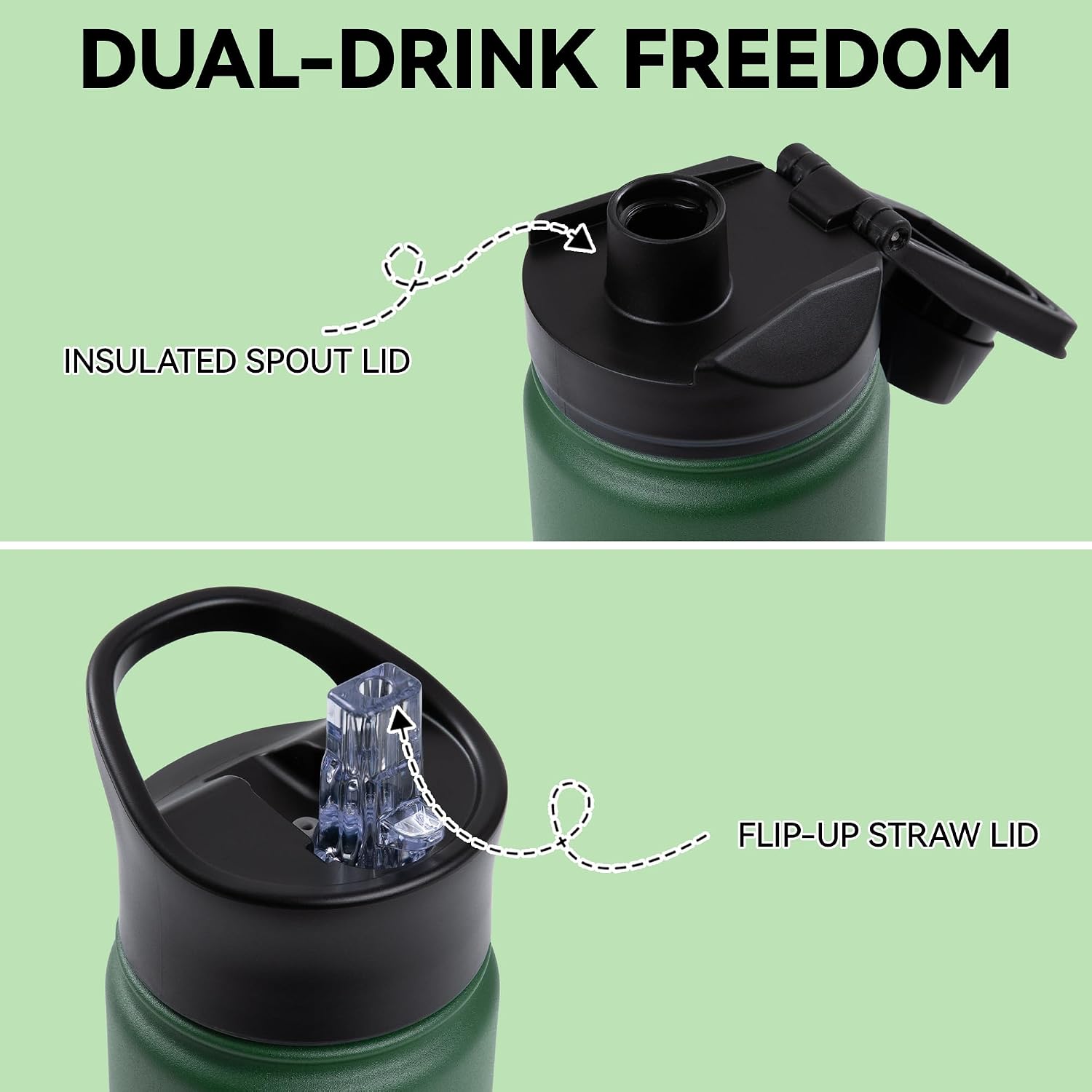 Thumbnail 2 de VQRRCKI Insulated Water Bottle 16 oz