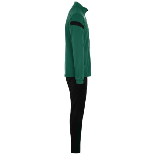 Detalle 2 de Kappa Dalcito, tuta da ginnastica unisex verde e nero, taglia XXL