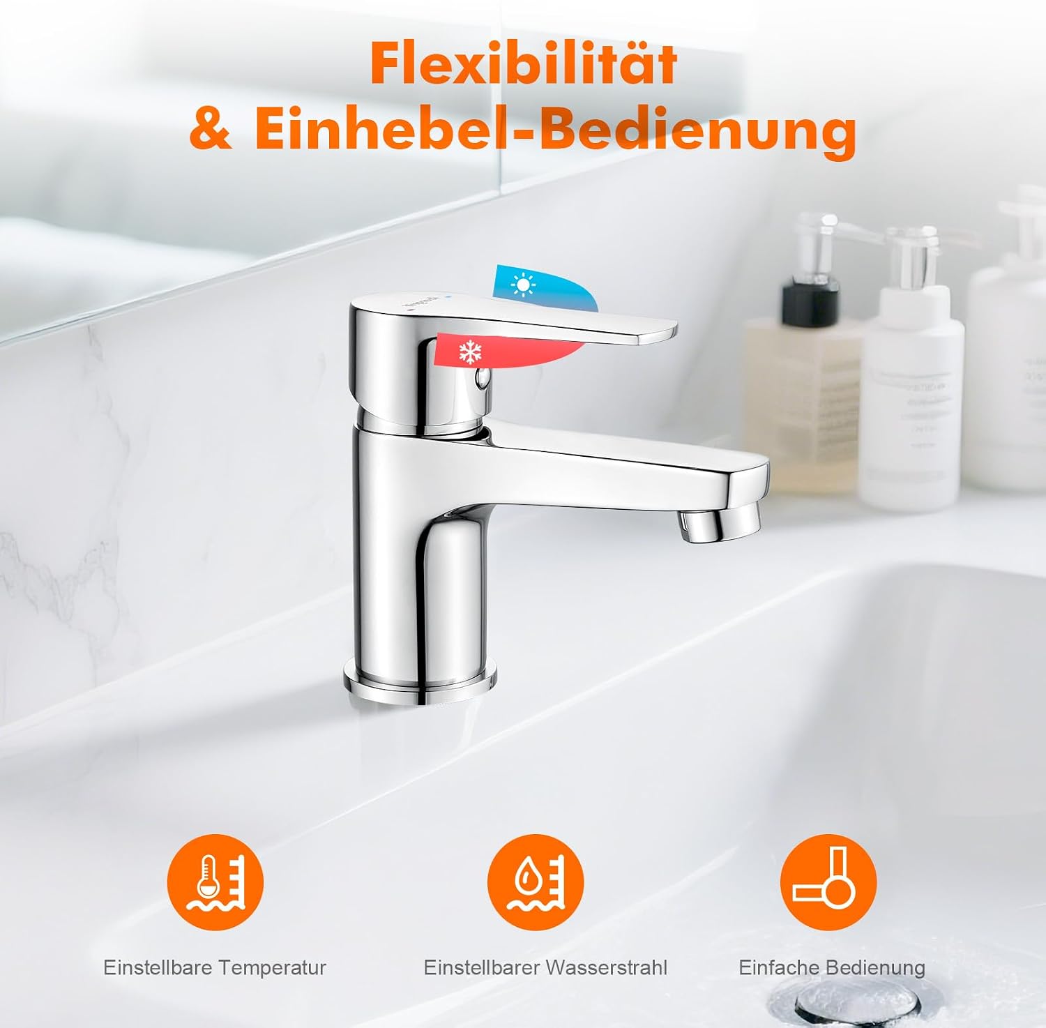 Detalle 2 de Ibergrif M11057 Wasserhahn 65 mm đ°