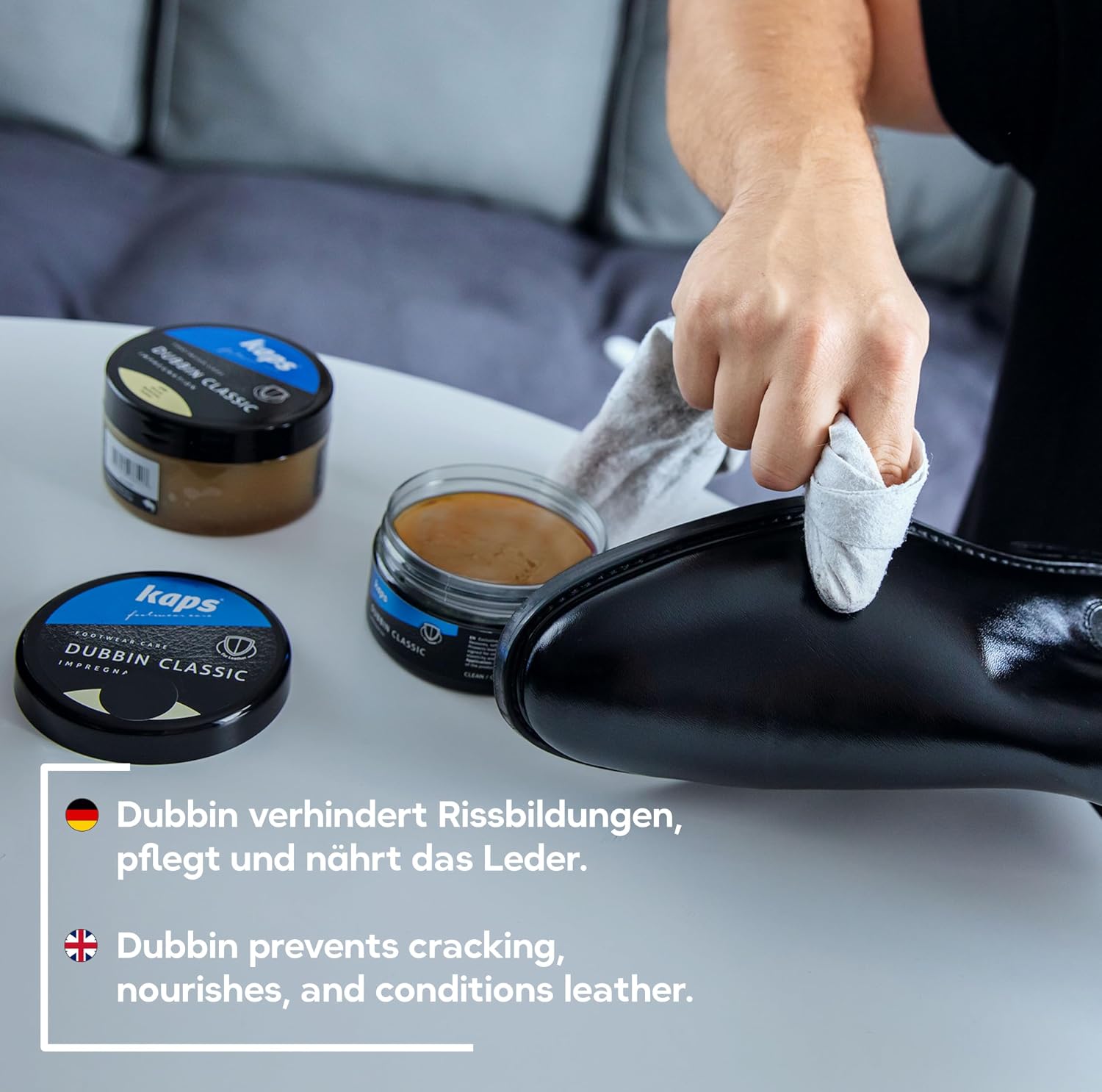 Thumbnail 3 de Kaps Dubbin Classic Leather Wax for Boots