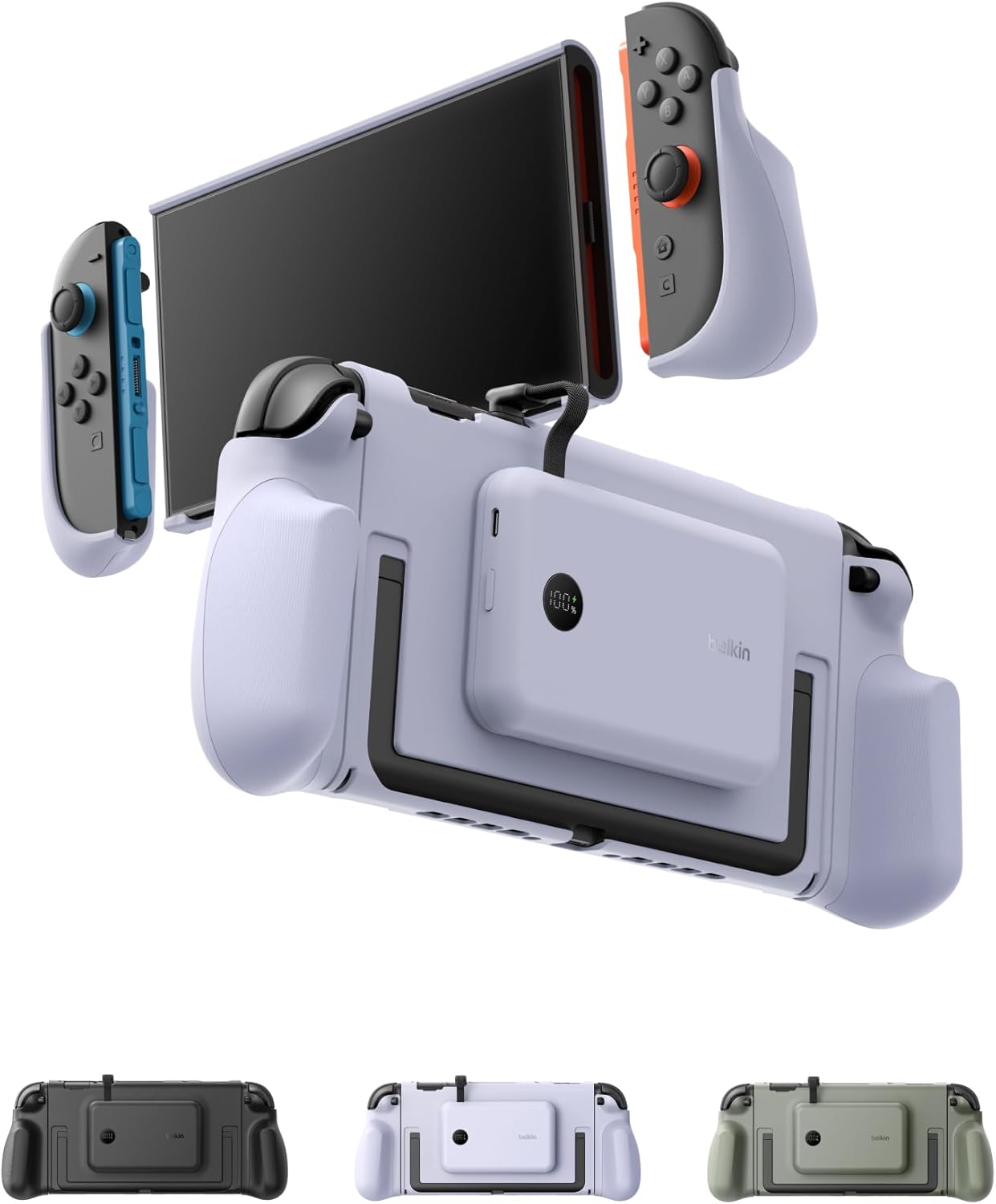 Thumbnail 6 de Belkin Nintendo Switch 2 Case Grip: Dockable Ergonomic Protective Case with Quick-Release Joy-Cons