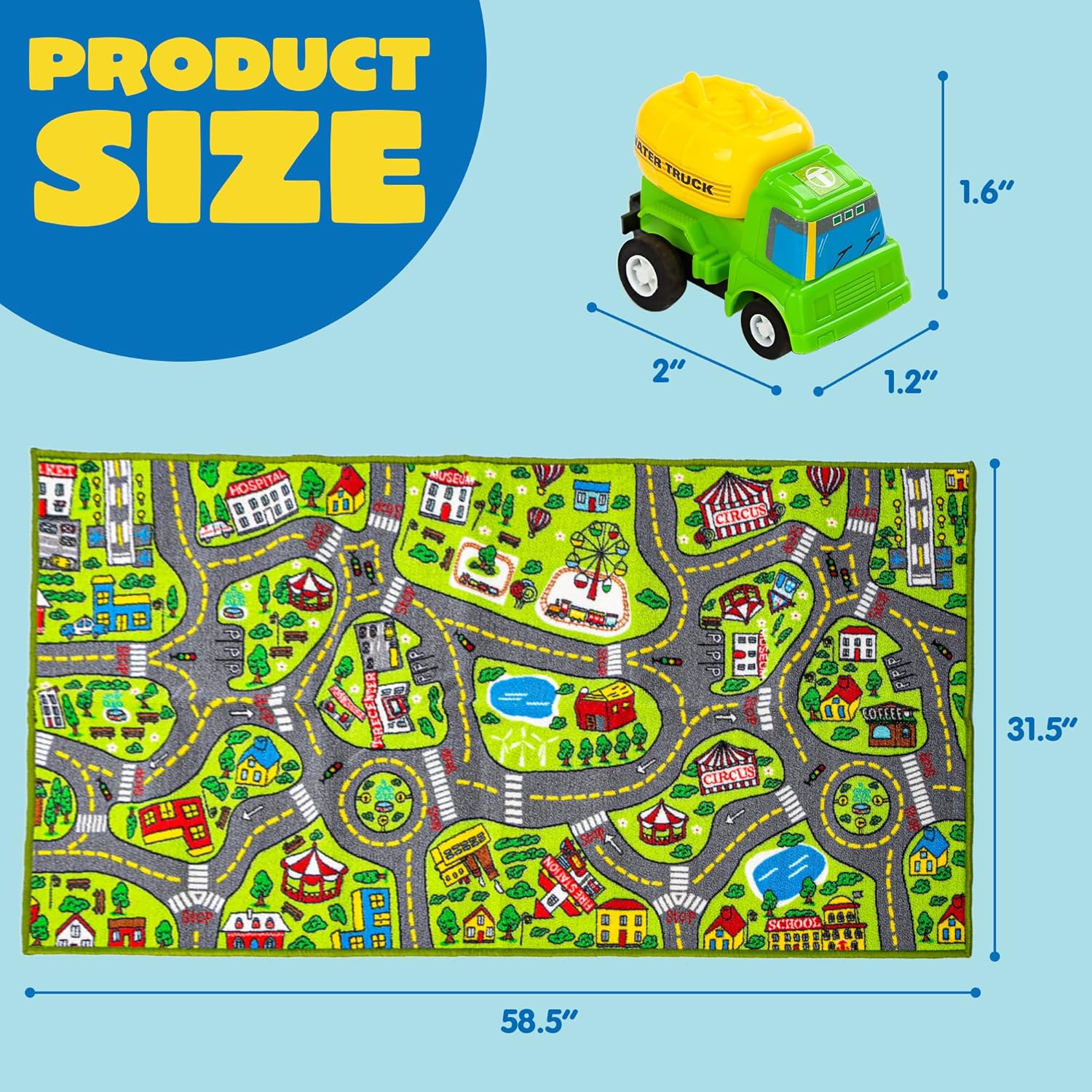 Thumbnail 5 de JOYIN Teppich 80x150 cm Spielteppich