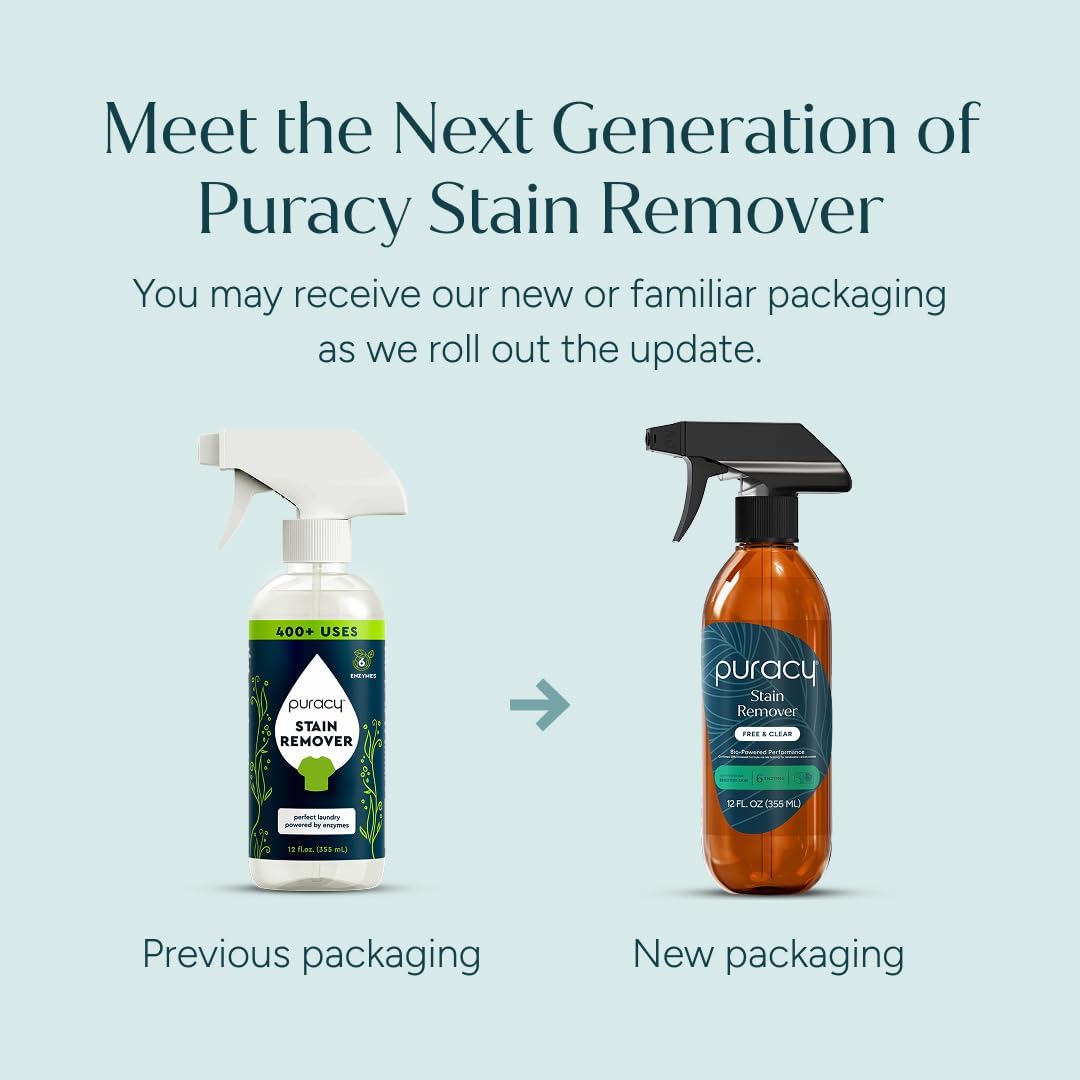 Thumbnail 1 de Puracy PSR16-6 Stain Remover Spray, Unscented, 355 ml, Concentrated
