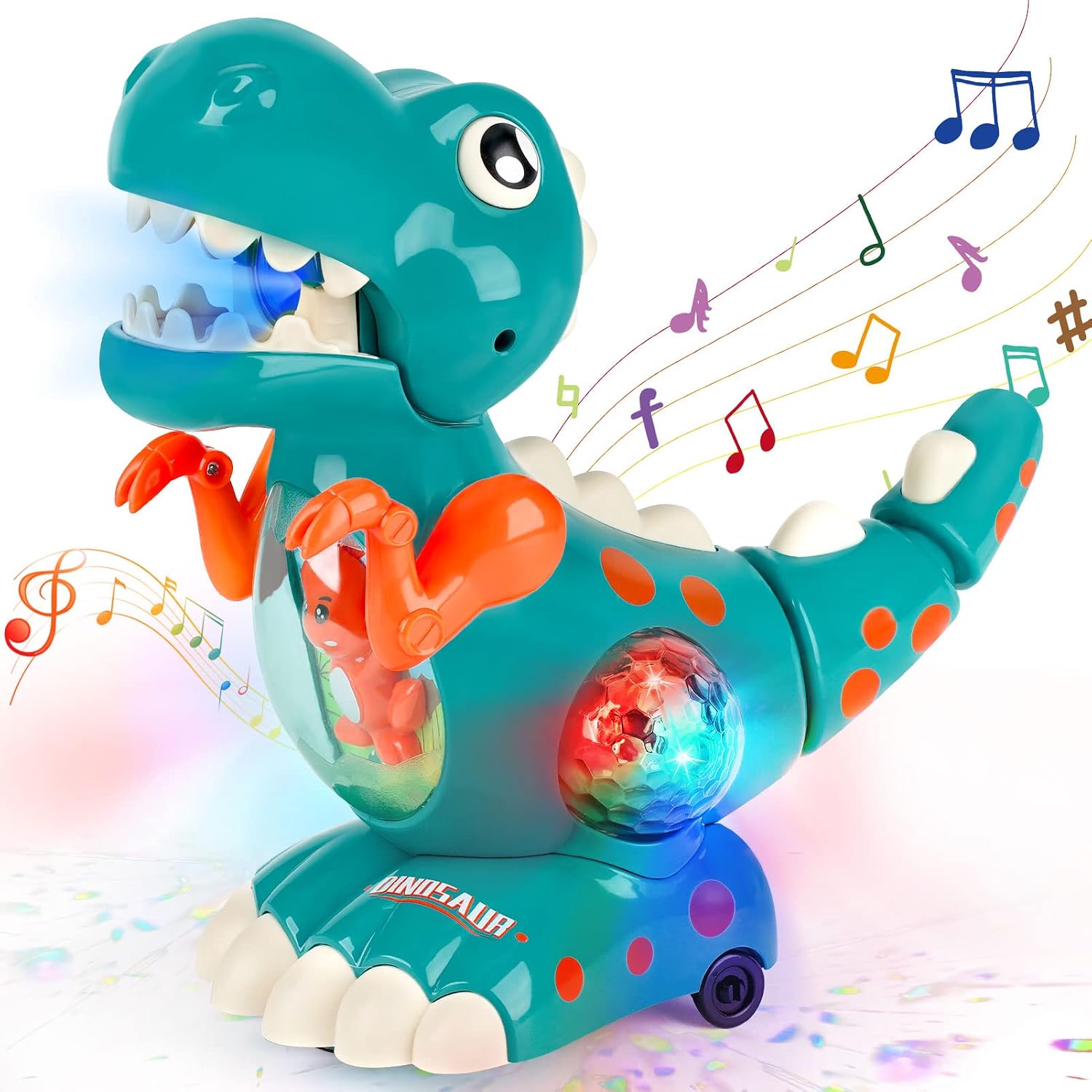 Detalle de DINORUN Baby Toys Crawling Dinosaur 1pc