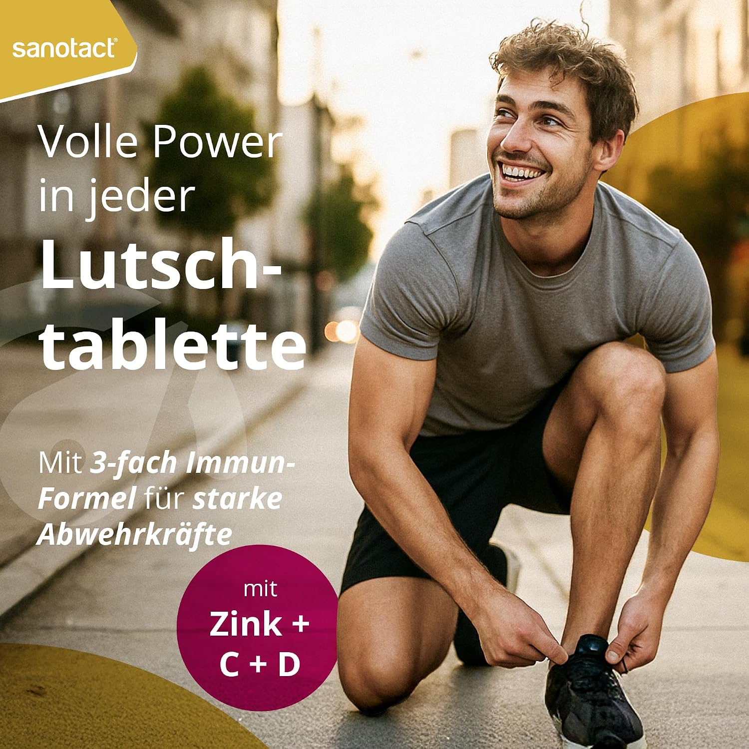 Thumbnail 6 de sanotact Zink + C + D Lutschtabletten – 8 × 20 Stück