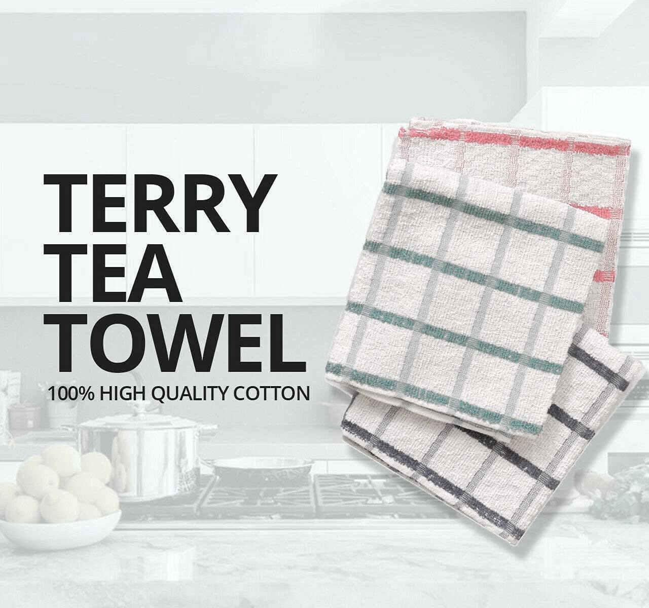 Thumbnail 4 de DreamNights Tea Towels Extra Large 70 x 40 cm – Pack of 9