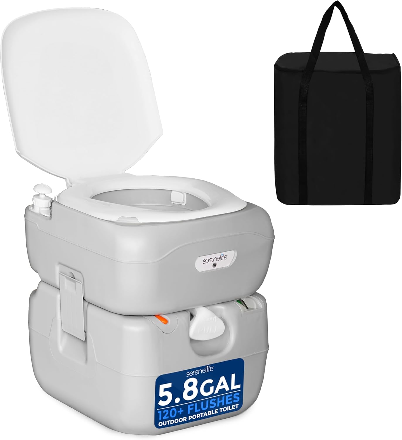 Detalle de SereneLife Portable Camping Toilet 5.8 Gal
