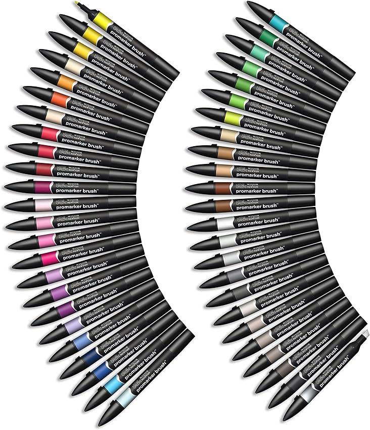 Thumbnail 1 de Winsor & Newton Promarker Brush Set de 48 rotuladores