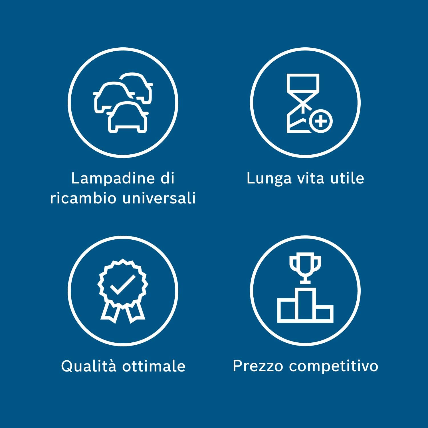 Thumbnail 3 de Bosch Lampadine H4 Pure Light 12 V