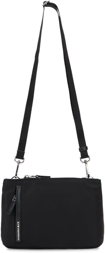 Thumbnail 4 de Mandarina Duck Hunter Pochette, Femme — petit nylon brillant avec détails en cuir synthétique