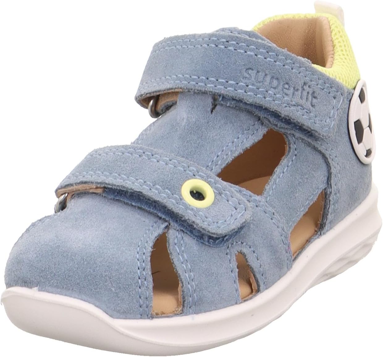 Detalle 2 de Superfit Jungen BumblebeeSandale – Anatomisch geformt, chromfrei, mit Klettverschluss