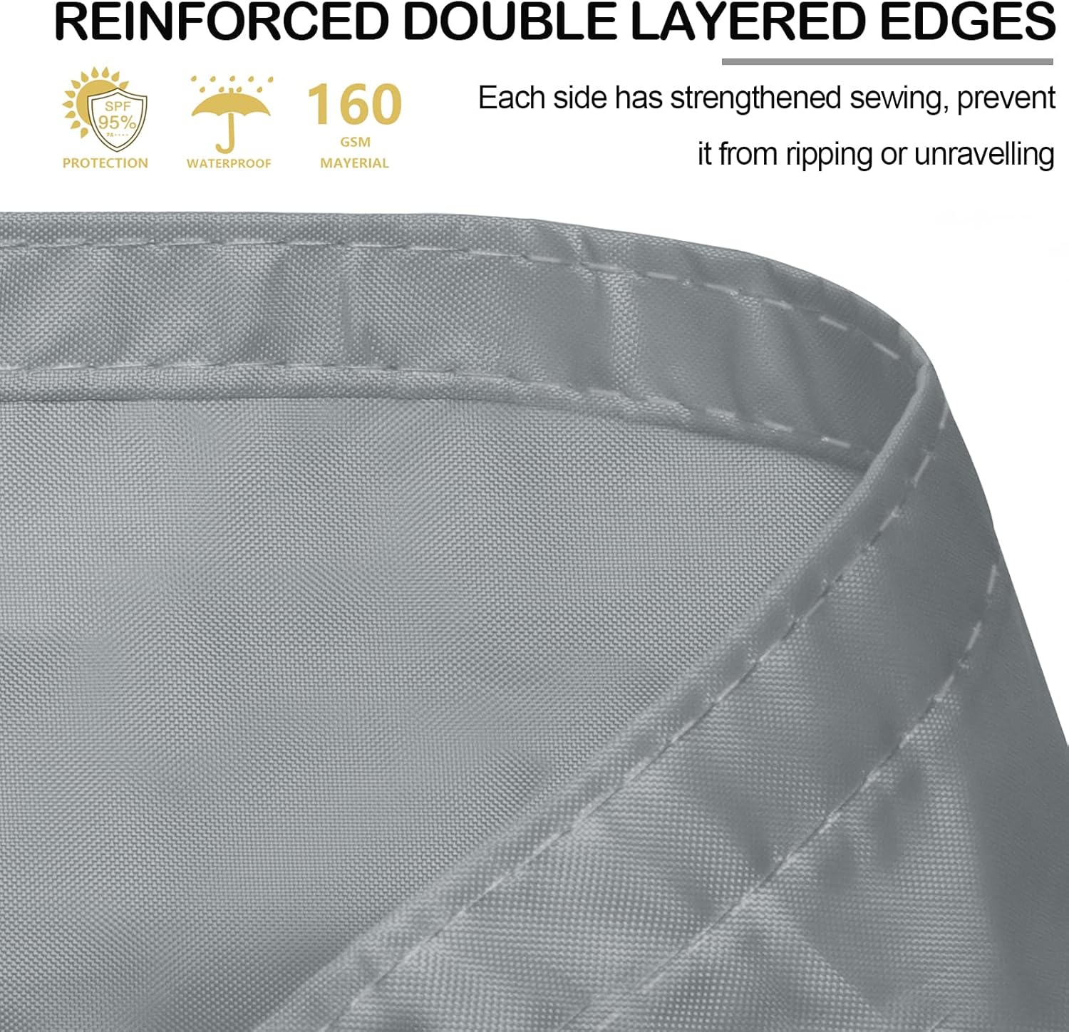 Thumbnail 4 de Mokani Sun Shade Sail 3 x 3m UV shade