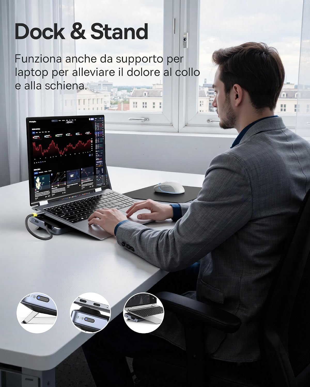 Thumbnail 2 de Baseus Docking Station 12 in 1 Hub Triplo 4K