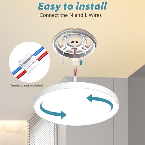 Detalle de Plafoniera LED Soffitto 24W 4000K – Swoieltr