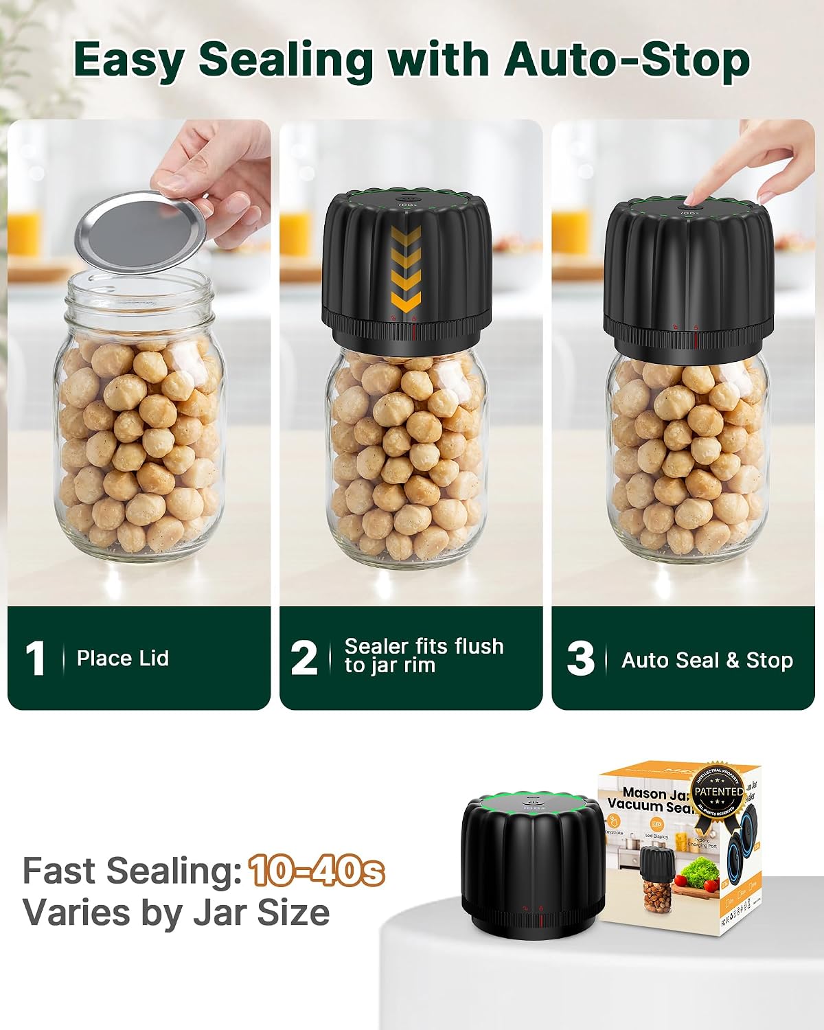 Thumbnail 6 de Bunyta Electric Mason Jar Vacuum Sealer 2500mAh