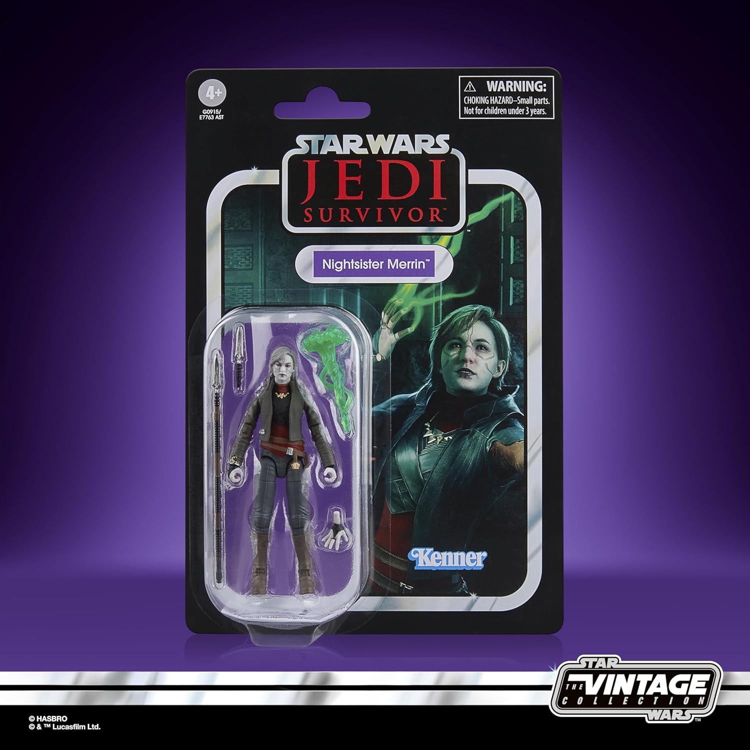 Thumbnail 1 de Hasbro Star Wars The Vintage Collection Nachtschwester Merrin (Jedi: Survivor) Action-Figur, 9,5 cm