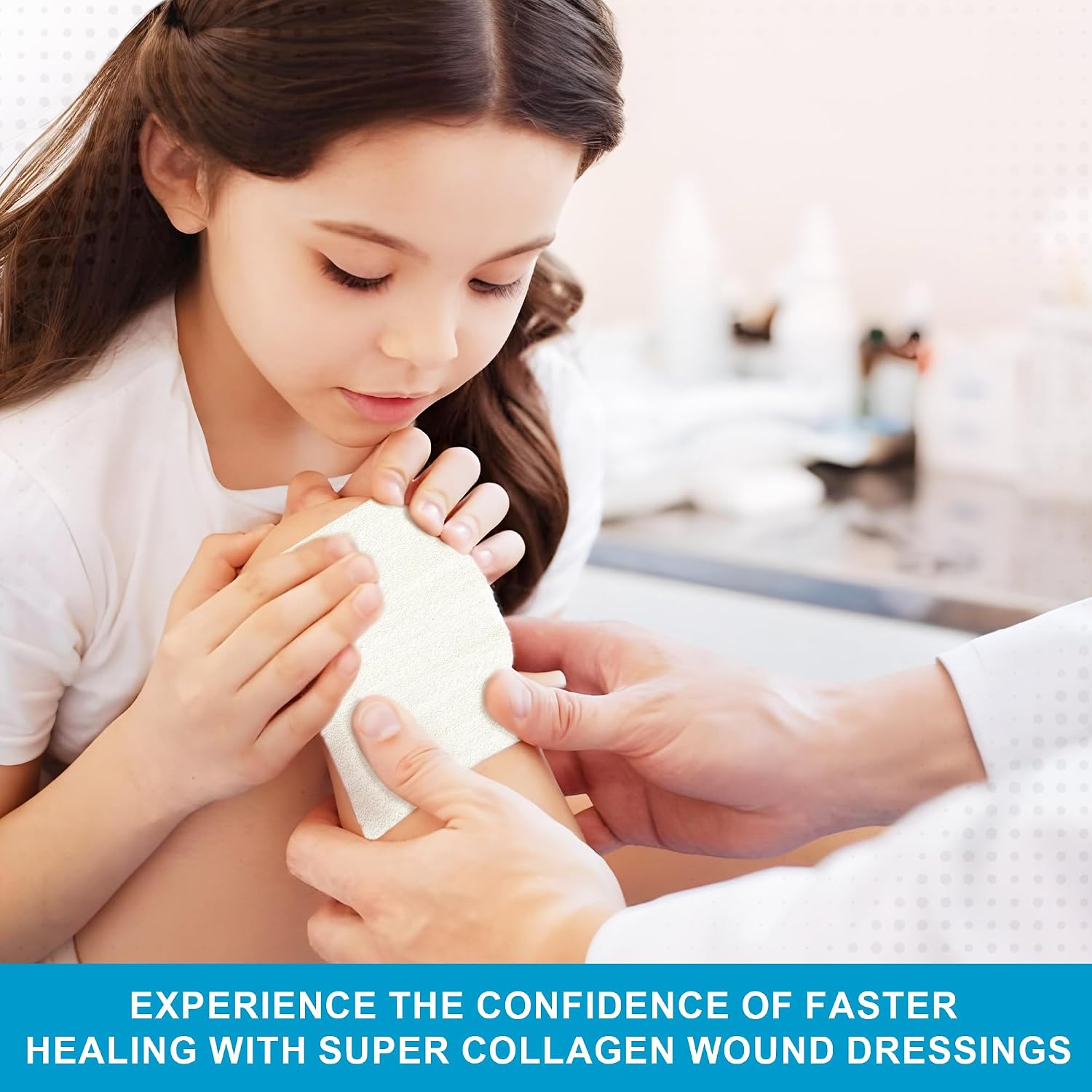 Detalle 2 de MedVance collagen wound dressing pads, 4" x 4
