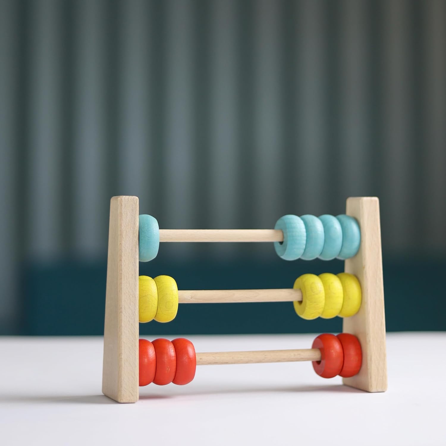 Detalle 2 de Igroteco Abakus für Kinder (3x5) aus Holz – spielerisches Rechnen lernen