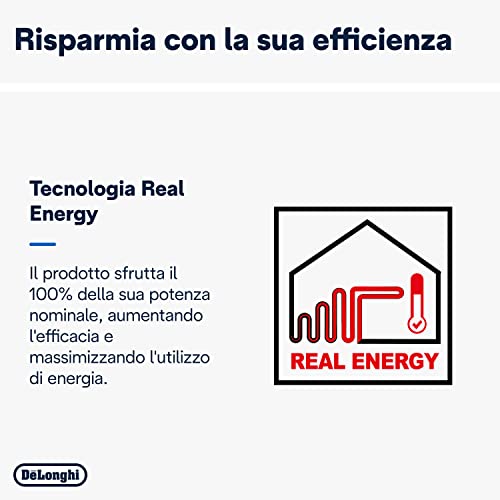 Detalle 2 de De'Longhi TRRS0920 Radiatore ad Olio Elettrico 9 Elementi – Calore prolungato e gestione semplice