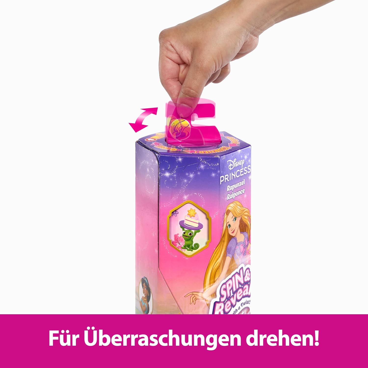 Thumbnail 2 de Mattel Disney Rapunzel Spin & Reveal Puppen-Set